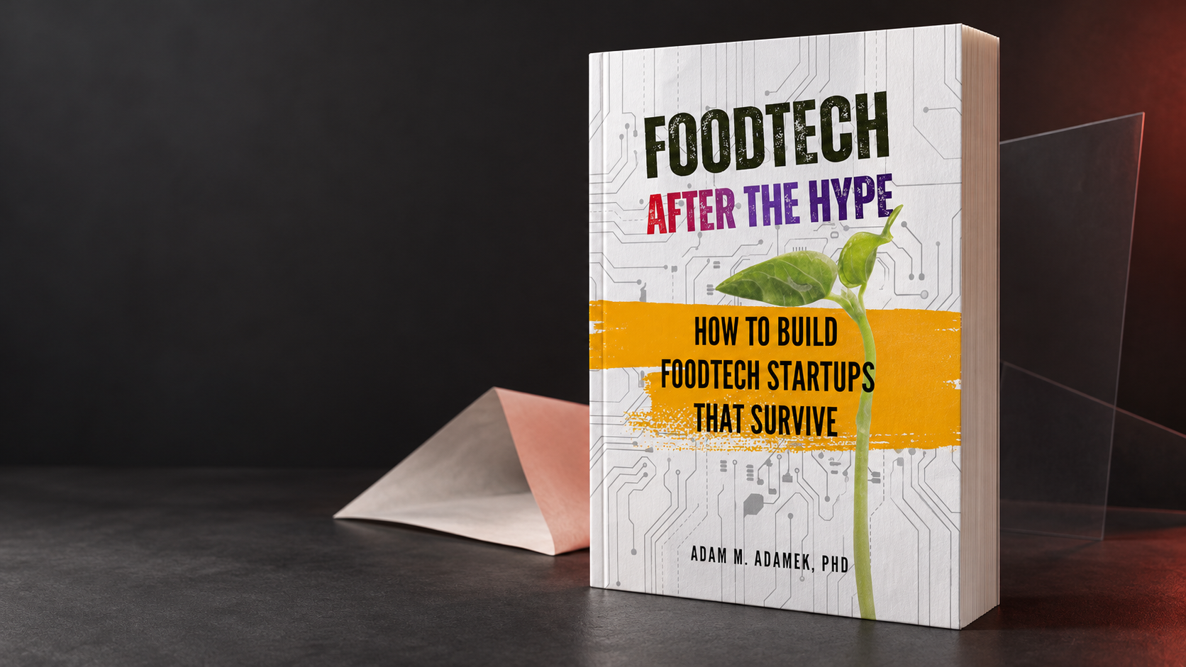 FoodTech After the Hype, illustration of Adam M. Adamek’s book